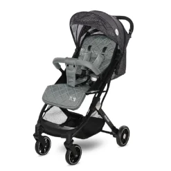 Kinderwagen Fiorano faltbar, Ablagekorb, Frontbügel abnehmbar, Bremse grau hellgrau ^ Lorelli Discount