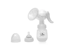 Lorelli manuelle Milchpumpe Assistant, 180 ml Flasche, ergonomischer Griff weiß