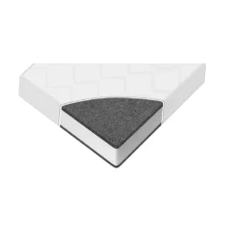 Matratze Eco Tex 120 x 60 cm antiallergisch Bezug waschbar Schaumstoff ^ Lorelli Outlet
