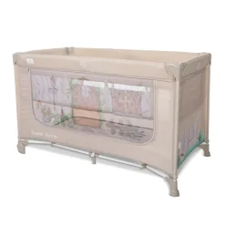 Reisebett Sweet Home 2 Ebenen Laufstall mit Dach faltbar Räder Matratze beige ^ Lorelli Best