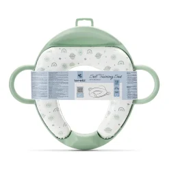 Toilettensitz Rückenlehne Handgriff gepolstert, Spritzschutz, Kunststoff hellgrün ^ Lorelli Clearance