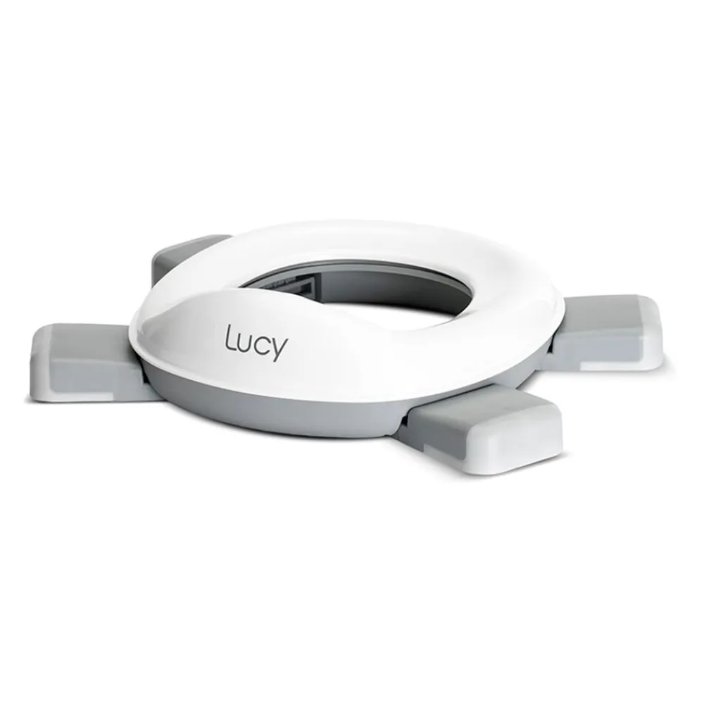 Töpfchen Lucy 2 in 1 faltbar Toilettensitz Einwegbeutel Spritzschutz ^ Lorelli