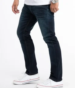 Lorenzo Loren Jeans Straight Cut Dunkelblau Online
