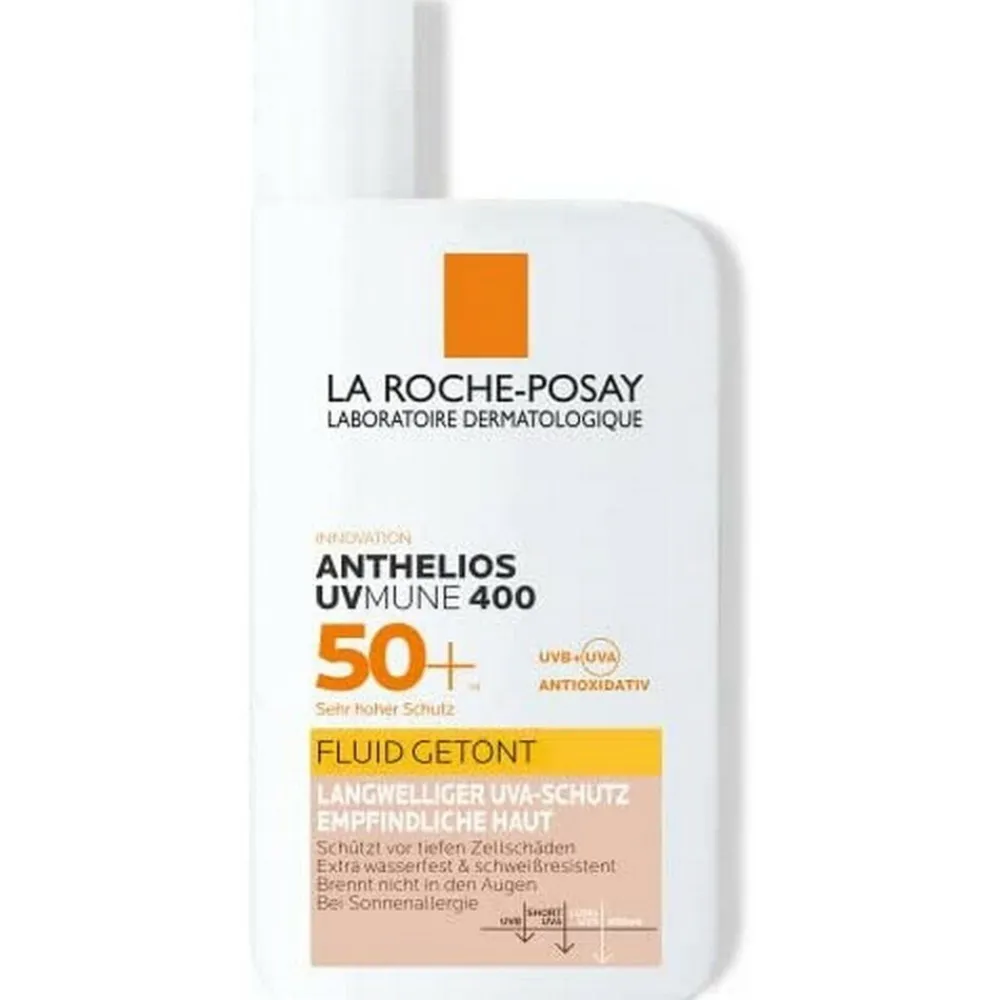 LRP Anthelios UVmune 400 Tinted Fluid SPF50+ ^ La Roche-Posay