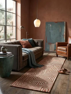 Läufer geometrisch 80 x 300 cm - ARLEN | ^ KADIMA DESIGN Outlet