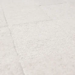 Läufer kariert Elfenbein 60 x 230 cm - DEBEN | ^ KADIMA DESIGN
