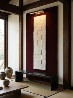Läufer kariert Elfenbein 60 x 230 cm - DEBEN | ^ KADIMA DESIGN