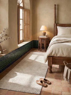 KADIMA DESIGN Läufer Pflegeleicht - CETINA | Creme Hot