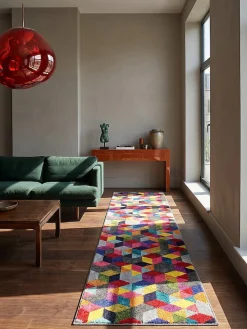 Läufer strapazierfähig Bunt 66 x 230 cm - MEON | ^ KADIMA DESIGN Clearance
