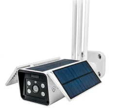 4G/ LTE Solar IP Kamera Cloud Überwachungskamera für SIM Karte mit Solarzelle Solarpanel Solarkamera 6W ^ LUVISION Online