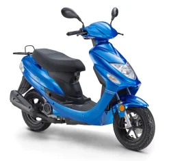 Motorroller ECO (45km/h) E5 EFI, - 50ccm 4-Takt, 2,2kW/3PS, 1,9l/100km, 10" Reifen, mit Staufach, StVZO ^ Luxxon Outlet