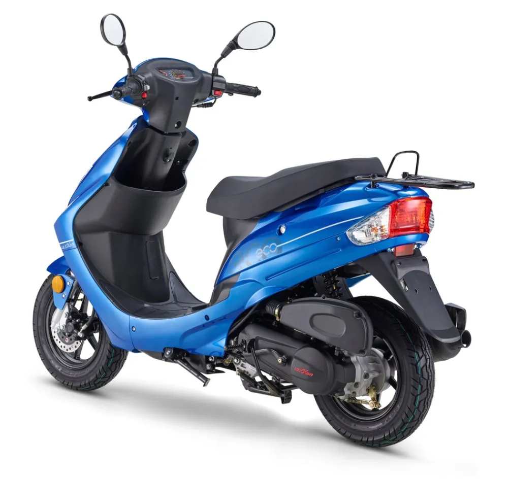 Motorroller ECO (45km/h) E5 EFI, - 50ccm 4-Takt, 2,2kW/3PS, 1,9l/100km, 10" Reifen, mit Staufach, StVZO ^ Luxxon Outlet