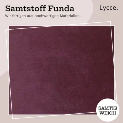 Lycce Kissenbezüge FUNDA 40x40 Retro Samt Kissenhülle Dekokissen-bezug rosé Hot
