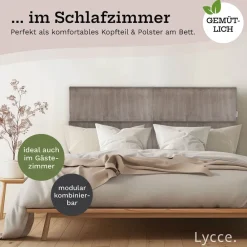 Lycce Wandkissen Kunstleder– Wandpolster Kopfteil Betten & Rückenkissen Sitzbank | komfortabel & stabil | einfache Montage | Wandpaneele gepolstert | Schlafzimmer & Wohnzimmer | Cord taupe Sale