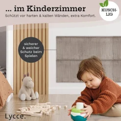 Lycce Wandkissen Kunstleder– Wandpolster Kopfteil Betten & Rückenkissen Sitzbank | komfortabel & stabil | einfache Montage | Wandpaneele gepolstert | Schlafzimmer & Wohnzimmer | Cord taupe Sale