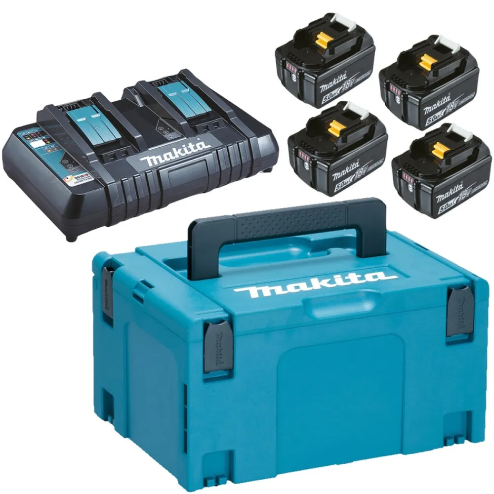 PowerSourceKit 18V 4x5,0Ah DC18RD 197626-8 ^ Makita Hot