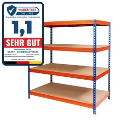 Weitspannregal | Blau-orange ^ Mammut Outlet