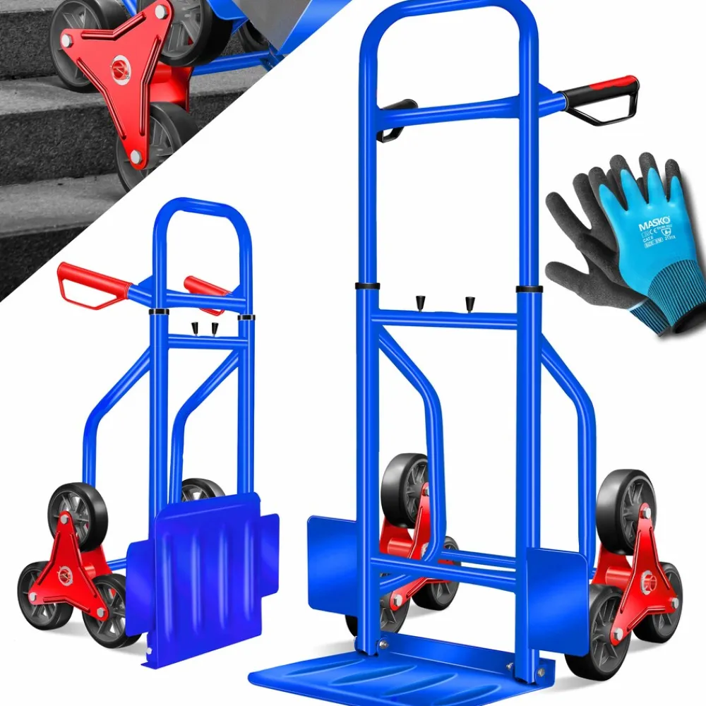 ® Treppenkarre Sackkarre 200kg Transportkarre Treppensteiger Stapelkarre ^ MASKO Sale