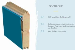 Massivholzpool kdi Schwimmbecken Gartenpool Minipool ^ Karibu Holztechnik Online