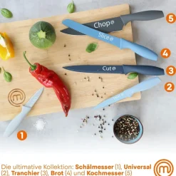 5 pcs Knives Set Captions Nordic EU ^ MasterChef Discount