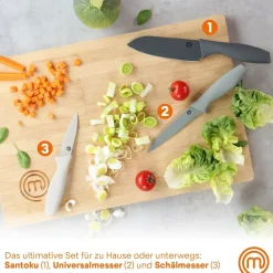 MasterChef 3 pcs Knives Set Earth EU Clearance