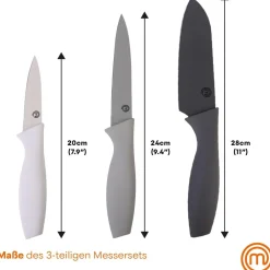 MasterChef 3 pcs Knives Set Earth EU Clearance