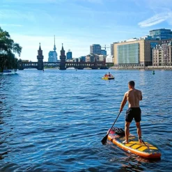 Matchu Sports MATCHU Stand Up Paddle-Board Deluxe Mit Sitzfläche 10''6 - Aufblasbares SUP Board - Komplettset mit Zubehör Clearance