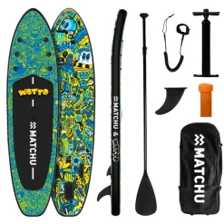 MATCHU Stand Up Paddle Wotto 320x81x15 cm - Aufblasbares Sup Board - Limited Edition ^ Matchu Sports Sale