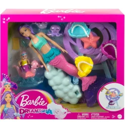 HLC30 - Barbie - Dreamtopia - Meerjungfrau-Set mit 2 Puppen & Zubehör ^ Mattel Hot