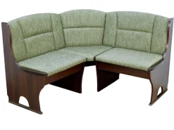 Möbel direkt online Eckbank 125x125 cm Madrid Buche weiß/azurblau New