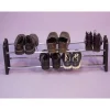 Schuhregal 2er-Set "Dean" schwarz/chromfarben ^ Möbel direkt online
