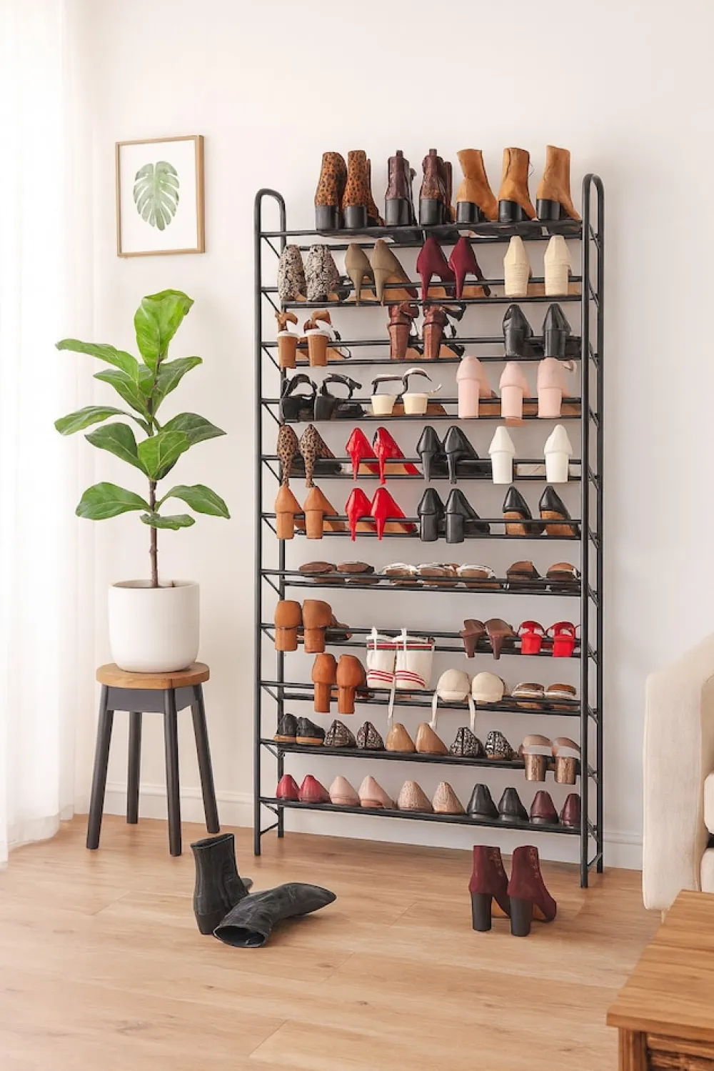Schuhregal Sam schwarz ^ Möbel direkt online Online