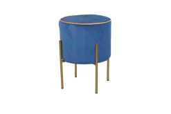 Sitzpouf Daysi blau ^ Möbel direkt online Clearance