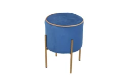 Sitzpouf Daysi blau ^ Möbel direkt online Clearance