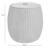 Möbel direkt online Sitzpouf Fabienne blau New
