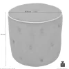 Möbel direkt online Sitzpouf Madagaskar blau