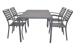 Möbel direkt online 5tlg. Garten-Sitzgruppe Tabea schwarz
