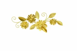 Möbel direkt online Wanddekoobjekt Blüten gold Discount