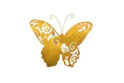 Möbel direkt online Wanddekoration Butterfly goldfarben Outlet