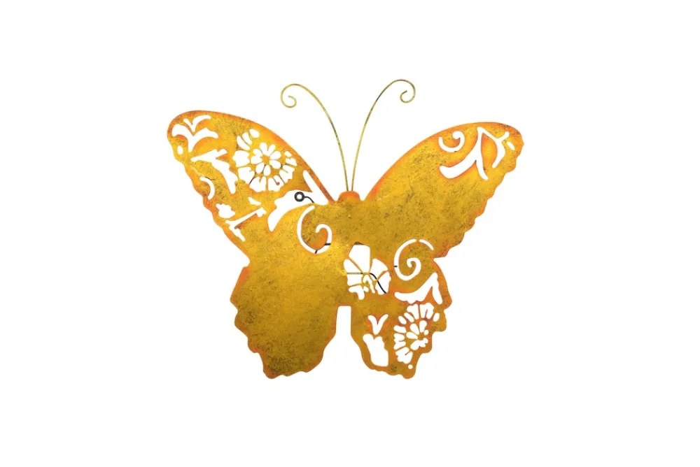 Möbel direkt online Wanddekoration Butterfly goldfarben Outlet