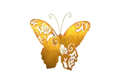 Möbel direkt online Wanddekoration Butterfly goldfarben Outlet
