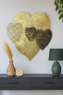 Wanddekoration Helga goldfarben ^ Möbel direkt online Discount