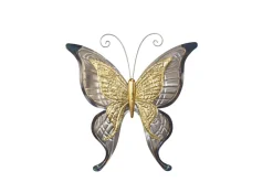 Möbel direkt online Wanddekoration Butterfly goldfarben Best