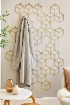 Möbel direkt online Wandgarderobe Stryke goldfarben New
