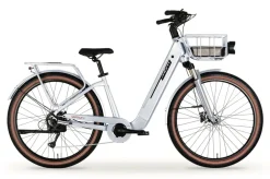 Elektro-SUV Bike NEFELE PLUS 27,5 Zoll, silber ^ MBM Discount