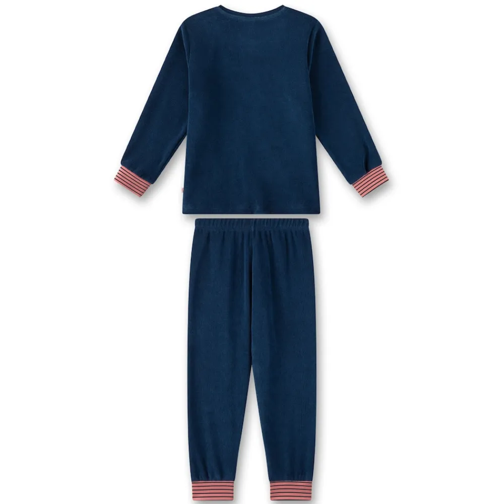 Sanetta Mädchen Pyjama Blau Hot