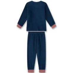 Sanetta Mädchen Pyjama Blau Hot