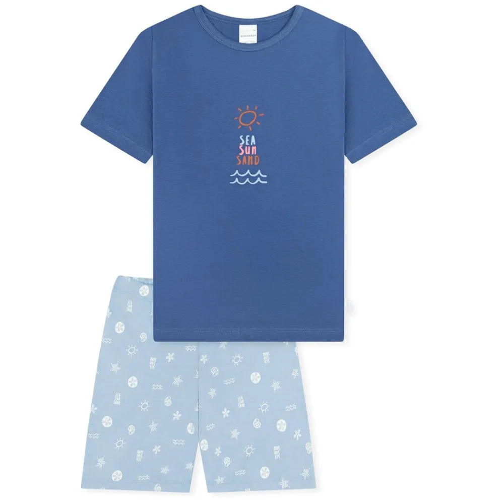 Schiesser Mädchen Pyjama Blau Sale