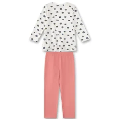 Sanetta Mädchen Pyjama Rosa/Weiß Discount