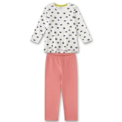 Sanetta Mädchen Pyjama Rosa/Weiß Discount